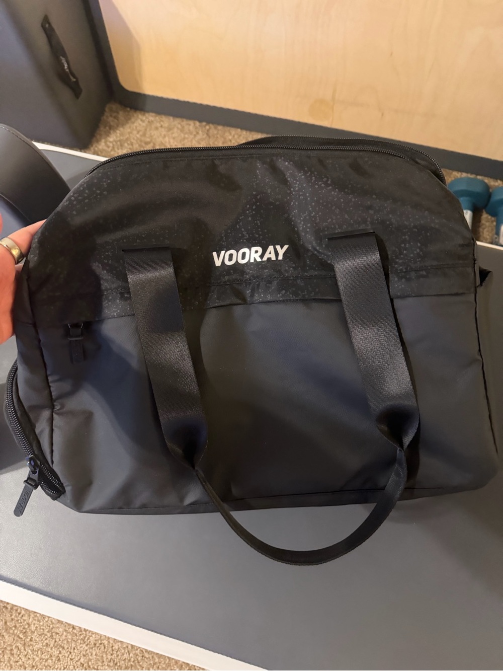Vooray Black Toiletry Bag with Dual Handles
